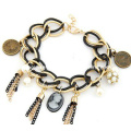 Chain Bracelet with Fashion Charms (XBL12922)